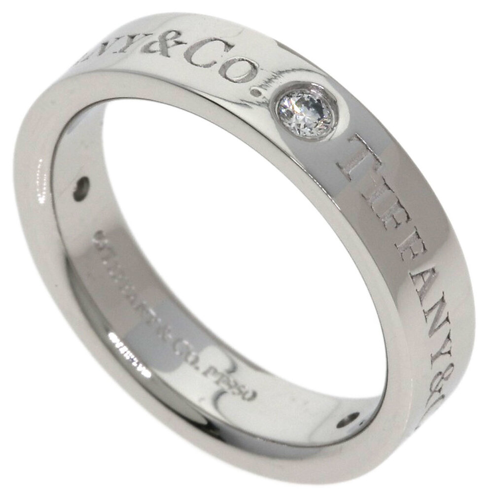 TIFFANY & CO. Silver Diamond Ring